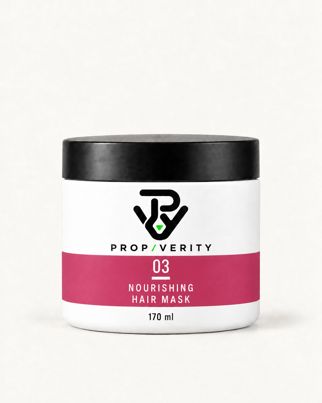 Concept packaging for PropVerity Nourishing Hair Mask