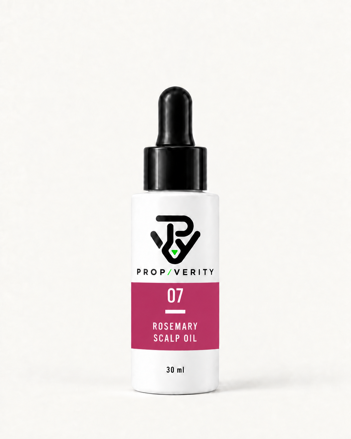 Concept packaging for PropVerity Rosemary Scalp Oil