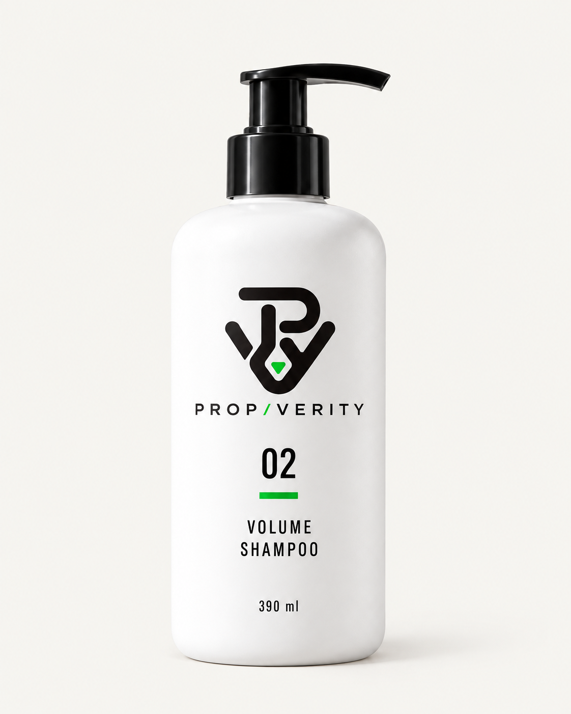 Concept packaging for PropVerity Volume Shampoo